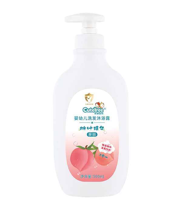 天使森林嬰幼兒洗發(fā)沐浴露(桃葉精華)500ml