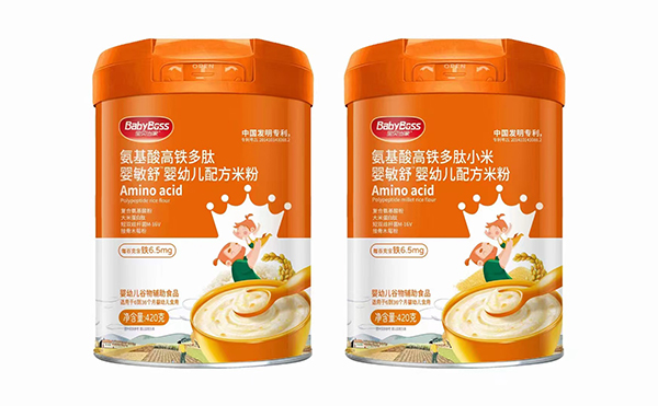 寶貝當家氨基酸高鐵多肽小米嬰敏舒配方米粉420g