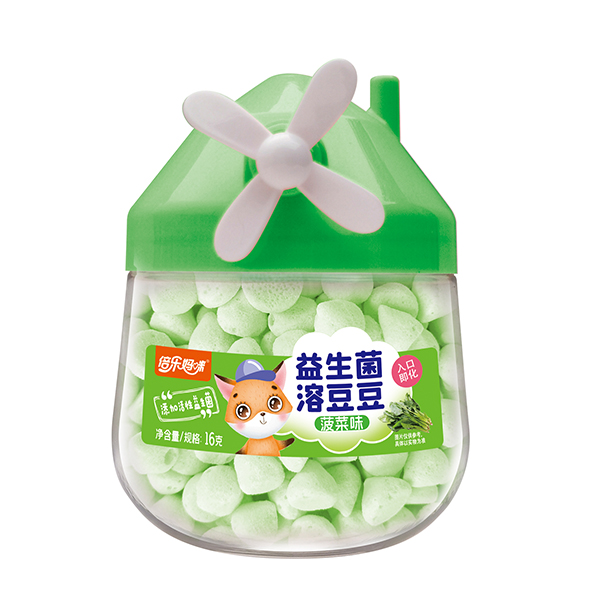 倍樂媽咪益生菌溶豆豆-風(fēng)車罐菠菜味
