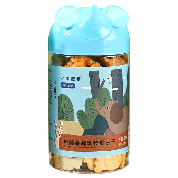 小象散步葉酸果蔬餅干-動(dòng)物形