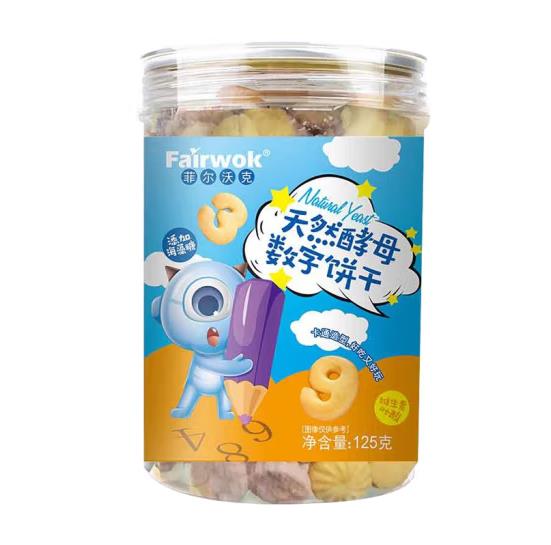 菲爾沃克天然酵母數(shù)字餅干