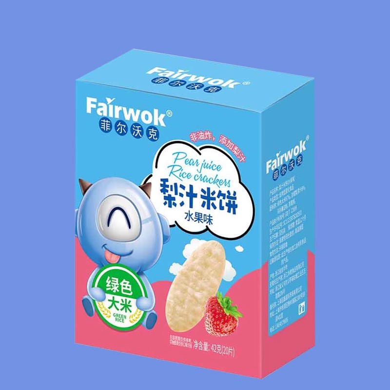 菲爾沃克梨汁米餅 水果味