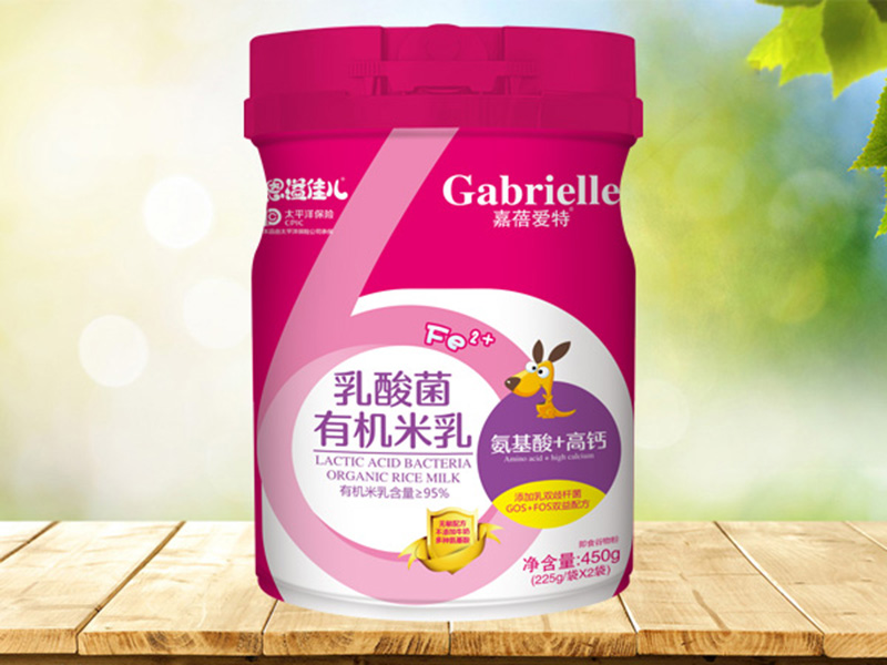 嘉蓓愛特恩溢佳兒乳酸菌有機(jī)米乳 氨基酸+高鈣