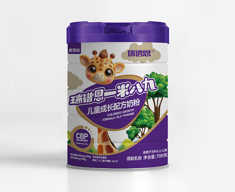 瑞譜恩一米八九兒童成長配方奶粉 紫色