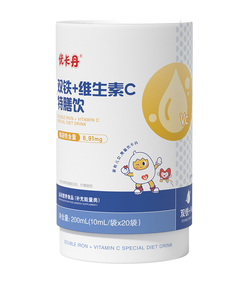 優(yōu)卡丹雙鐵+維生素C特膳飲