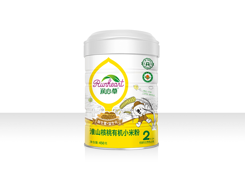 潤(rùn)心草淮山核桃有機(jī)小米粉450克