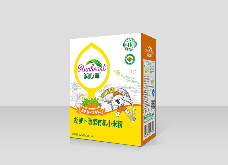 潤(rùn)心草胡蘿卜蔬菜有機(jī)小米粉225克