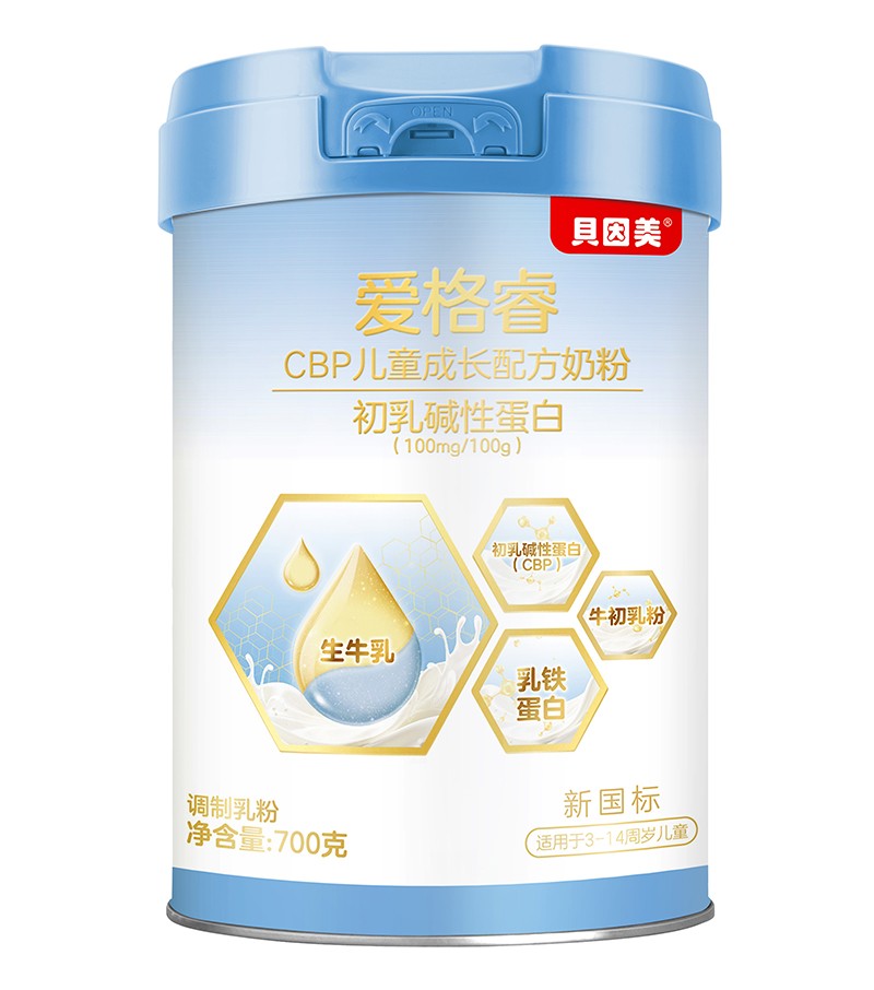 貝因美愛格睿CBP兒童成長配方奶粉