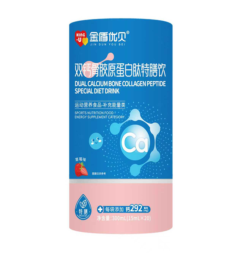 金盾優(yōu)貝雙鈣+D3特膳飲