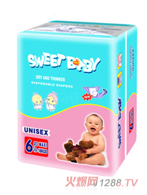 貝貝屋嬰兒紙尿褲MAX6PCS