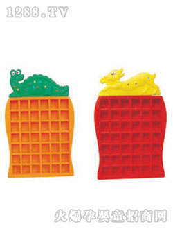 英利來(lái)玩具動(dòng)物塑料水杯架