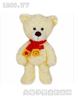 瑞奇比蒂泰迪熊米白色小號