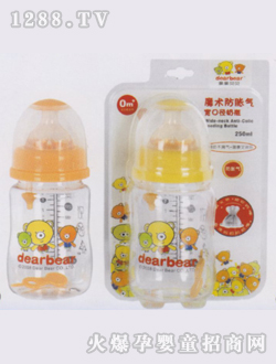 魔術防脹氣寬口徑奶瓶250ml