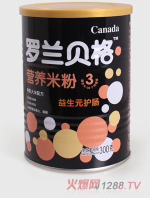 羅蘭貝格聽裝益生元護(hù)腸營養(yǎng)米粉3段