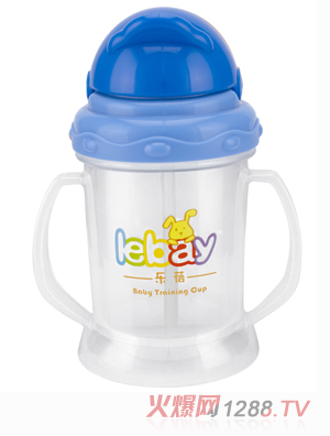 樂蓓嬰幼兒學飲杯6913A藍色