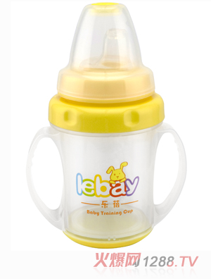 樂(lè)蓓嬰幼兒學(xué)飲杯6903黃色