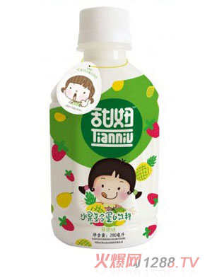 潘朵拉甜妞蘋(píng)果味水果蛋白飲料