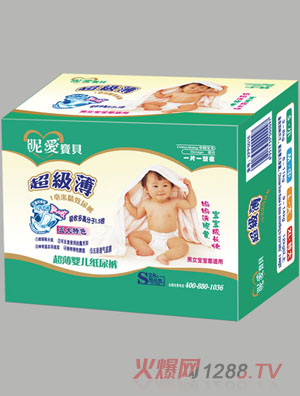 昵愛寶貝超薄yinge紙尿褲S