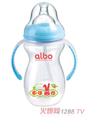 愛樂寶PP葫蘆自動奶瓶270ml藍(lán)色