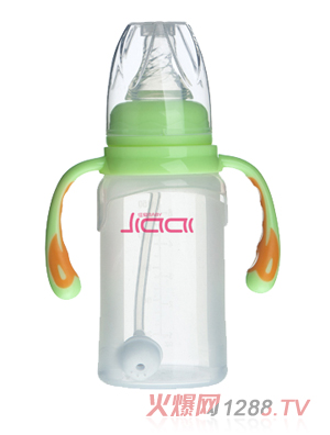 佳愛(ài)自動(dòng)標(biāo)口硅膠奶瓶150ML