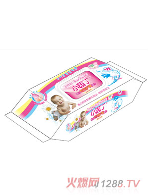 小園丁嬰兒專用專用護(hù)臀濕巾80片