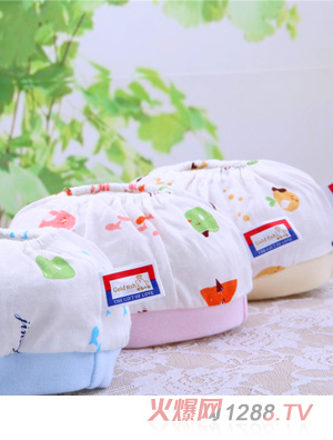 金色小魚(yú)單面蘆薈纖維胎帽