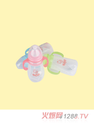 旺寶寶寬口徑自動硅膠奶瓶