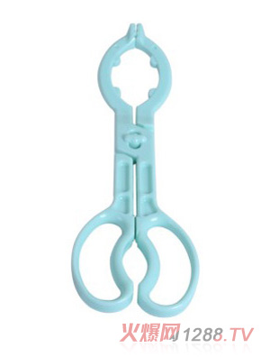 陽光兔安全防滑奶瓶夾藍(lán)色