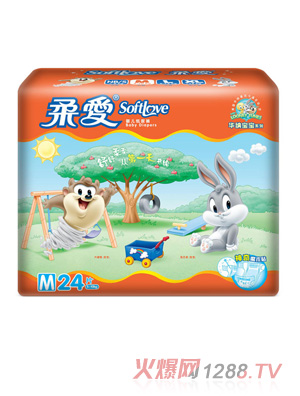 柔愛華納寶寶紙尿褲M碼24片