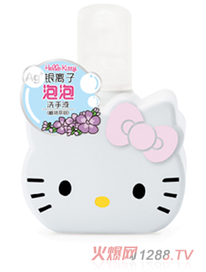 Hello Kitty初酷銀離子泡泡洗手液（植物萃?。?00ml
