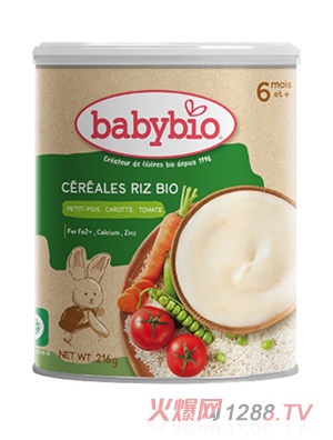 伴寶樂有機嬰幼兒混合蔬菜大米米粉