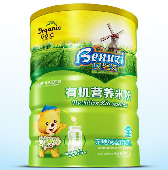 貝努滋無(wú)糖純營(yíng)養(yǎng)有機(jī)營(yíng)養(yǎng)米粉全段
