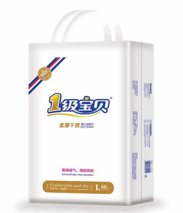 1級寶貝柔薄干爽大包尿片L66