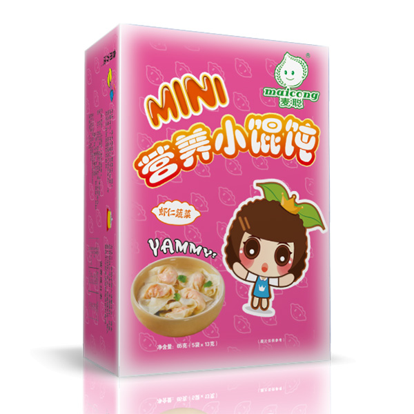 麥聰營養(yǎng)小餛飩蝦仁蔬菜