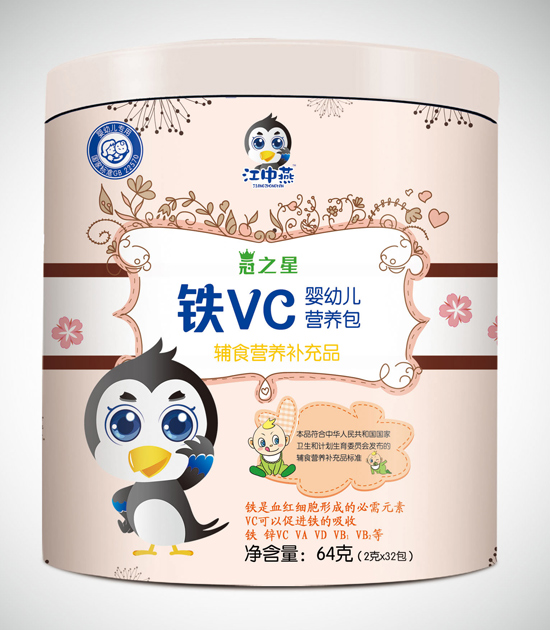 江中燕鐵罐鐵VC嬰幼兒營(yíng)養(yǎng)包 (32包)