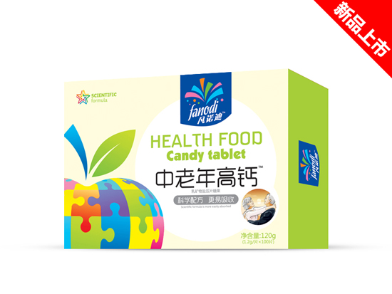 凡諾迪中老年高鈣乳礦物鹽壓片糖果