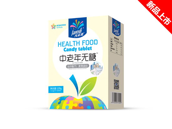 凡諾迪中老年無(wú)糖乳礦物鹽壓片糖果豎