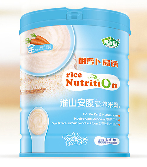 超級(jí)冠胡蘿卜高鐵淮山安腹?fàn)I養(yǎng)米乳