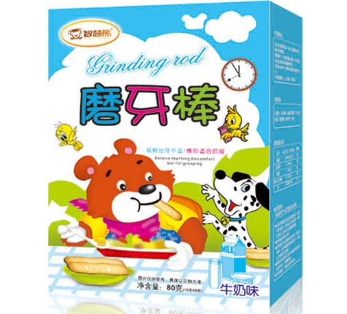 智慧熊磨牙棒牛奶味