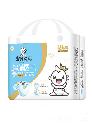 寶貝大人超薄透氣紙尿褲M碼28片